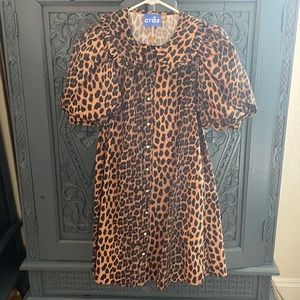 CRAS Leopard Print dress - Size 34 (similar to XS)